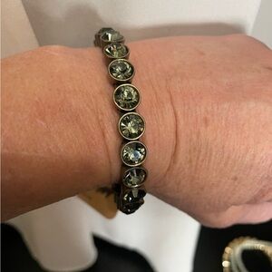 Chic Crystal-Embellished Bracelet